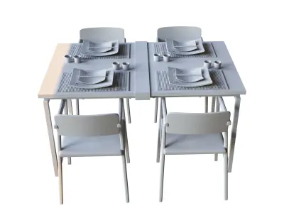 Dining Table desgin Free 3D model