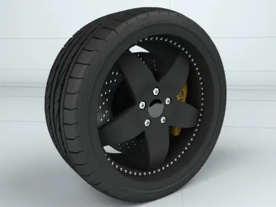 Wheel 3D model