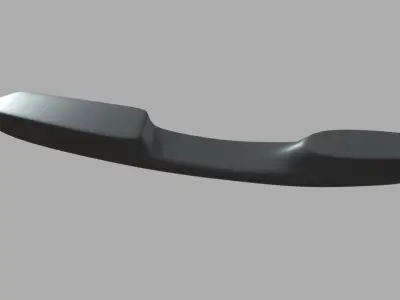 Car Door Handle 04 Low-poly 3D model