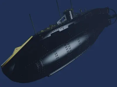 Holland sub model 3D model