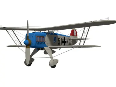 Heinkel He-51 3D model