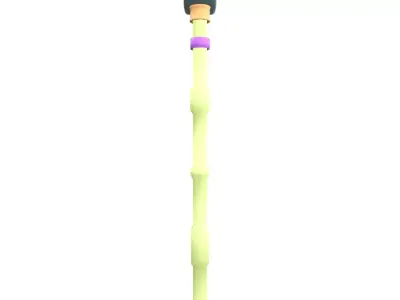 Old brutal sledgehammer Low-poly 3D model