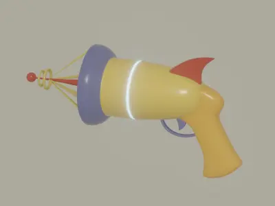 Laser Pistol 3D model