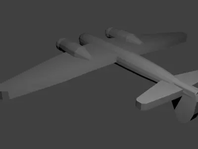 German Junkers Ju-88 Medium Bomber Aircraft Free 3D print model