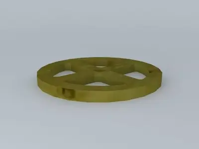 Relieved wheel 3D model