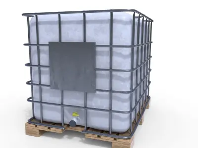 IBC Container Low-poly 3D model