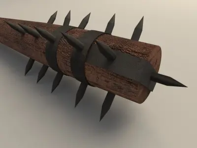 medieval club 3D model
