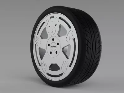 Rotiform Teddy Wheel - Ken Block 3D model