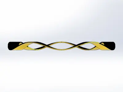 Pressure Washer Diameter 28 x 025 mm - Arruela de Pressao 3D model