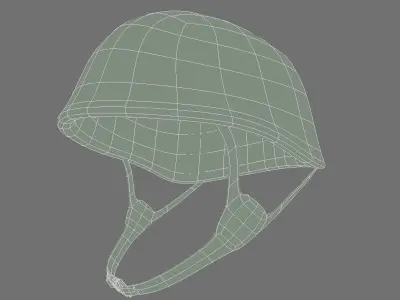 Army Camoflage Helmet 3D model