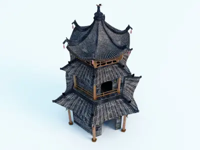 Chinese Pavilion V2 3D model