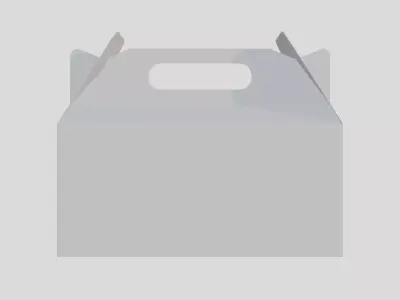 Package Display Box - Geometry Only No Textures No Materials 3D model