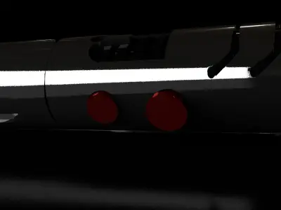 Custom Lightsaber 3D model