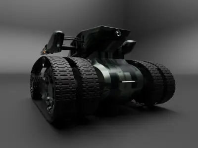 Cyber Tank 3D model
