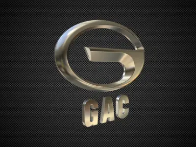 gac logo 3D model
