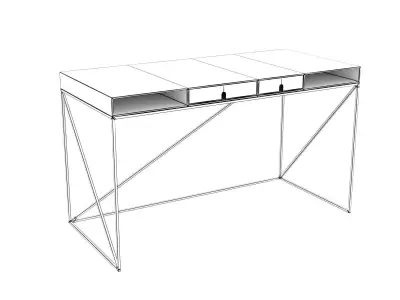 Caro Writing Table Free 3D model