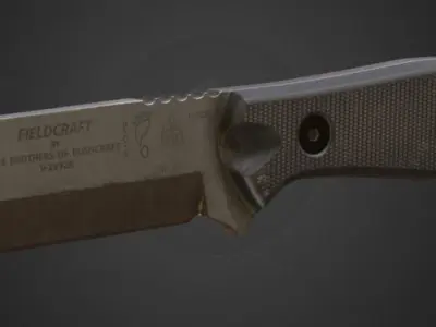 Fieldcraft Knife Low-poly 3D model