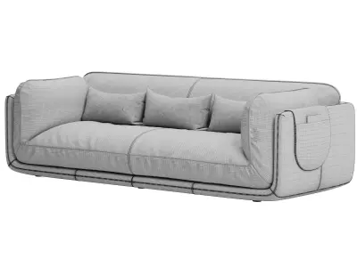 Leolux Lunetta Sofa LXR30 Part One 3D model