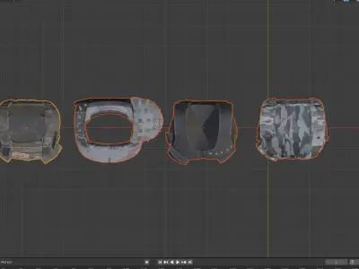 4 Armor Body Pubg 3D model