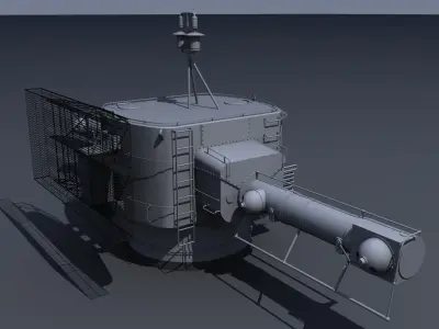 Bismarck 10m Main Rangefinders pack Free 3D model