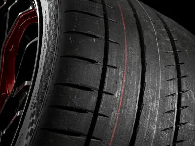 Michelin Pilot Sport 4S 355 25 ZR21 107Y NEW 3D model