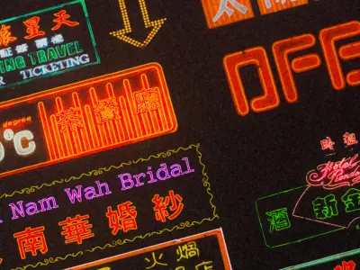 Neon signs pack Free 3D model