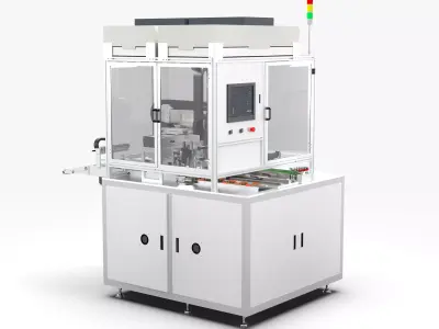 Automatic Mobile Phone LCD Screen Assembly Line 3D model