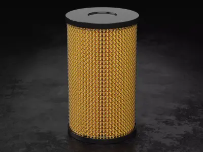 Car Filter Type L 3D model