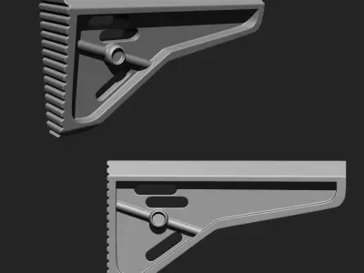 Gun Parts IMM Brush Pack 20 in One Vol 4 3D model