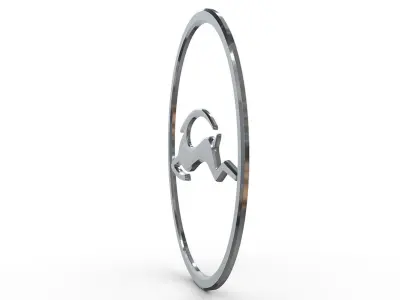 Impala logo 3D model