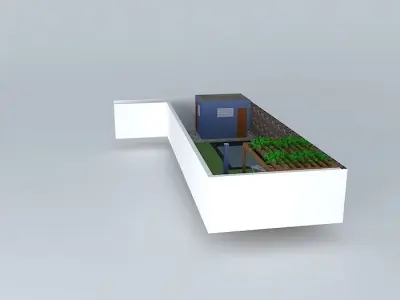 recreation area pool area Free 3D model