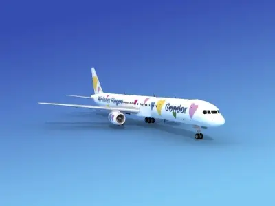 Boeing 757-300 Condor 2 3D model