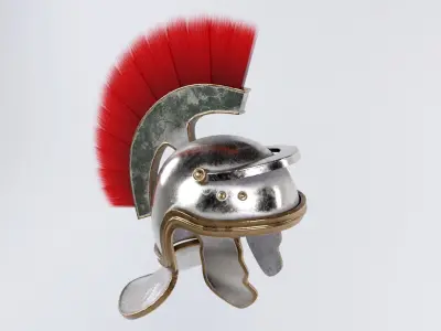 Centurian Helmet Low-poly 3D model