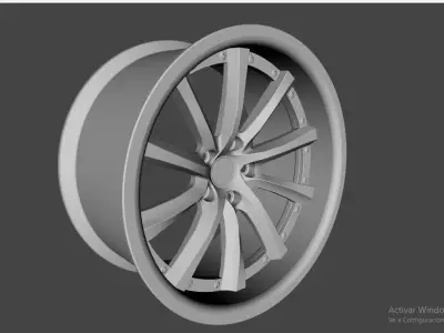 WHEEL BASED on WED KRANZE VISHUNU 3D model