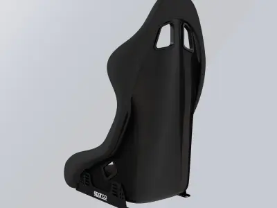 Racing Car Seat Sparco EVO 3D model
