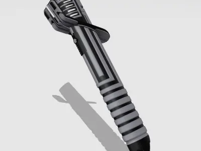 Darksaber razor blade 3D print model