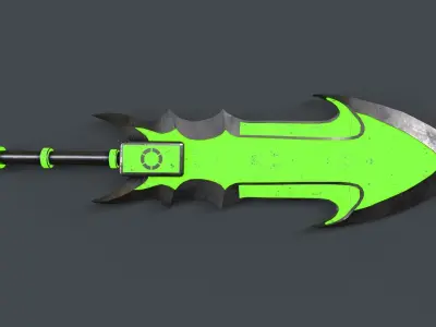Sci-Fi Sword V4 - 04 Low-poly 3D model