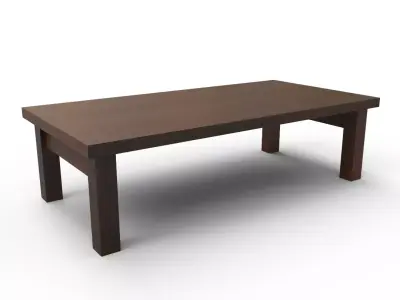 Coffee Table 04 - Living Room Free low-poly 3D model