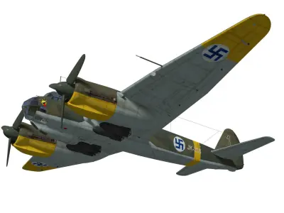 Junkers Ju 88 A-4 3D model