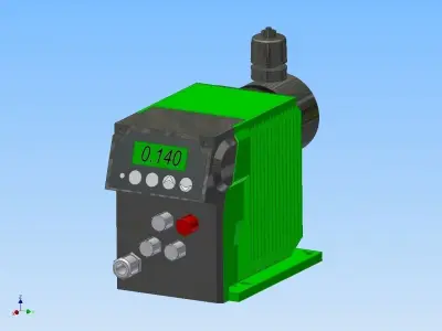 Dosing pump Free 3D model