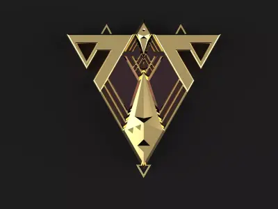 Fish pendant 3D model