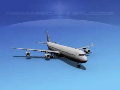 Airbus A340-600 SS 3D model