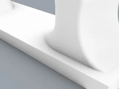 Fairlead 1 Low-poly 3D model