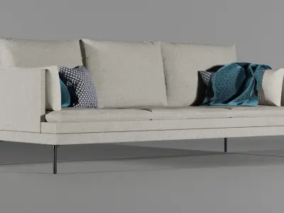 Zanotta William Couch Free 3D model