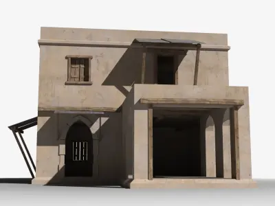 Arab x26 Low-poly 3D model