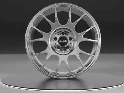 BBS CH Low-poly 3D model