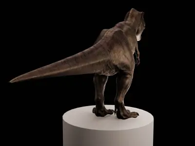Rigged Tyrannosaurus Rex 3D Model 3D model
