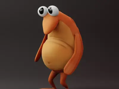 SpongeBob Fish - Incidental 70 Free low-poly 3D model