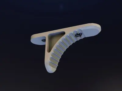 GripStop Attachment  Low-poly 3D model