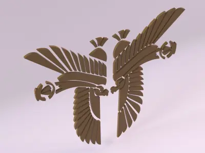 Egyptian Symbols - 027 Low-poly 3D model